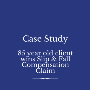 Slip and Fall Case Study for Client with Shaheen Legal